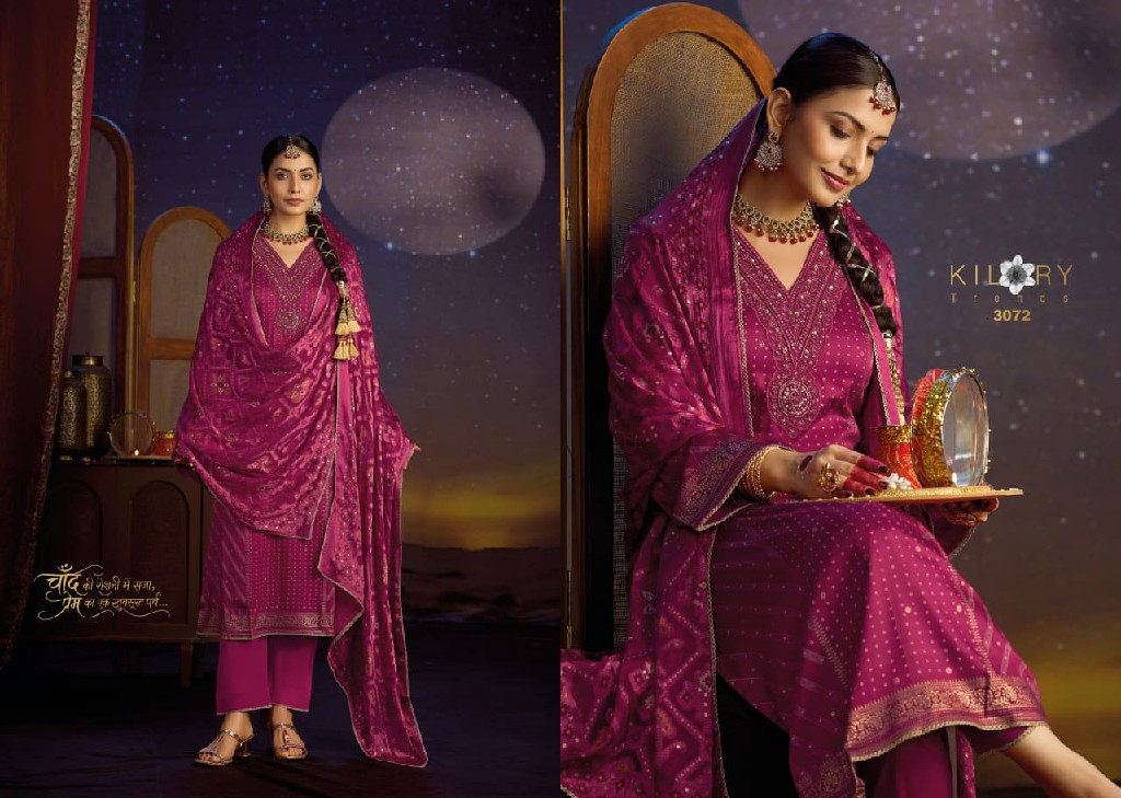 KILORY TRENDS SHRINGAR WHOLESALE PURE GAJJI SILK FESTIVE LOOK UNSTITCH SALWAR SUITS EXPORTER