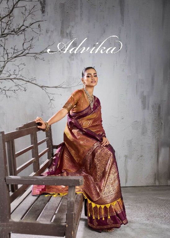 ASTITA ADVIKA WHOLESALE SILK INTRICATE ZARI WEAVING TRADITIONAL SAREES FOR WOMEN ONLINE
