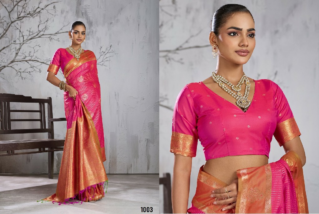 ASTITA ADVIKA WHOLESALE SILK INTRICATE ZARI WEAVING TRADITIONAL SAREES FOR WOMEN ONLINE