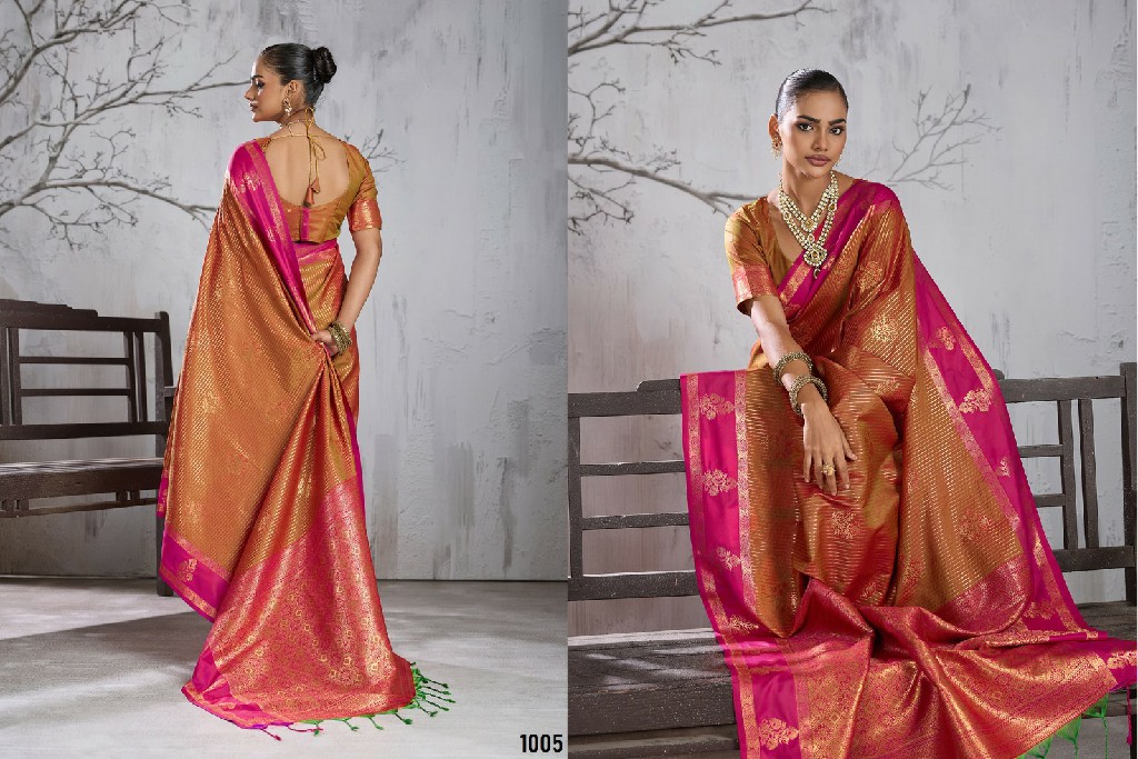 ASTITA ADVIKA WHOLESALE SILK INTRICATE ZARI WEAVING TRADITIONAL SAREES FOR WOMEN ONLINE