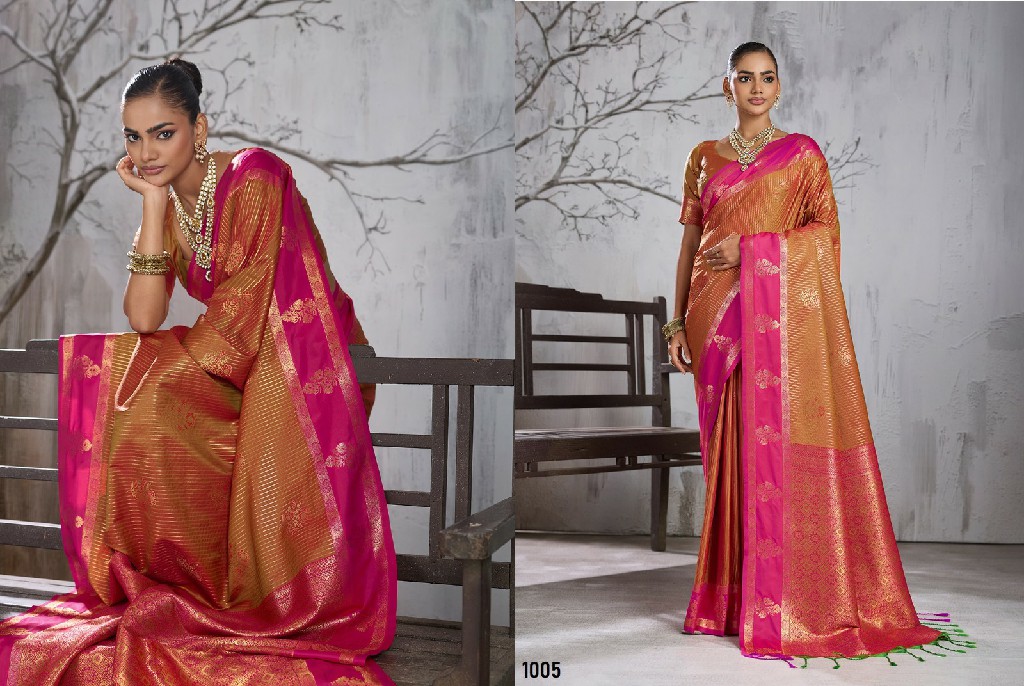ASTITA ADVIKA WHOLESALE SILK INTRICATE ZARI WEAVING TRADITIONAL SAREES FOR WOMEN ONLINE