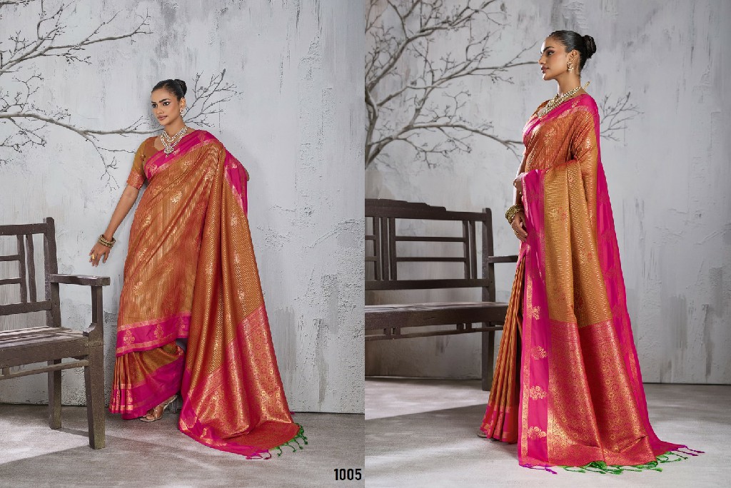 ASTITA ADVIKA WHOLESALE SILK INTRICATE ZARI WEAVING TRADITIONAL SAREES FOR WOMEN ONLINE