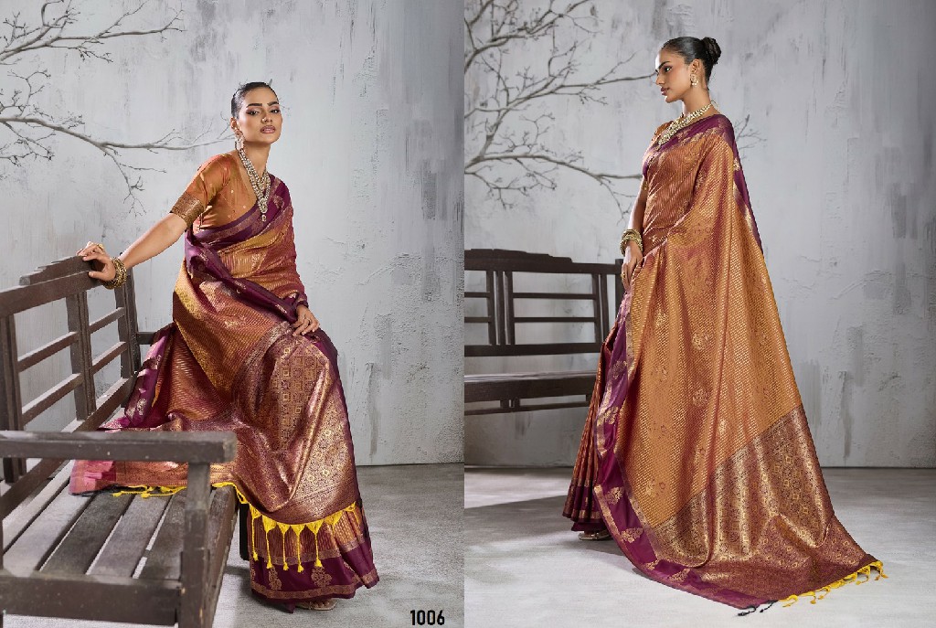 ASTITA ADVIKA WHOLESALE SILK INTRICATE ZARI WEAVING TRADITIONAL SAREES FOR WOMEN ONLINE