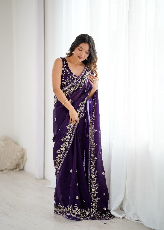 SP SERIES D.NO SP-89 WHOLESALE HEAVY FENDY SILK DESIGNER WEAR SAREES FOR WOMEN EXPORTER