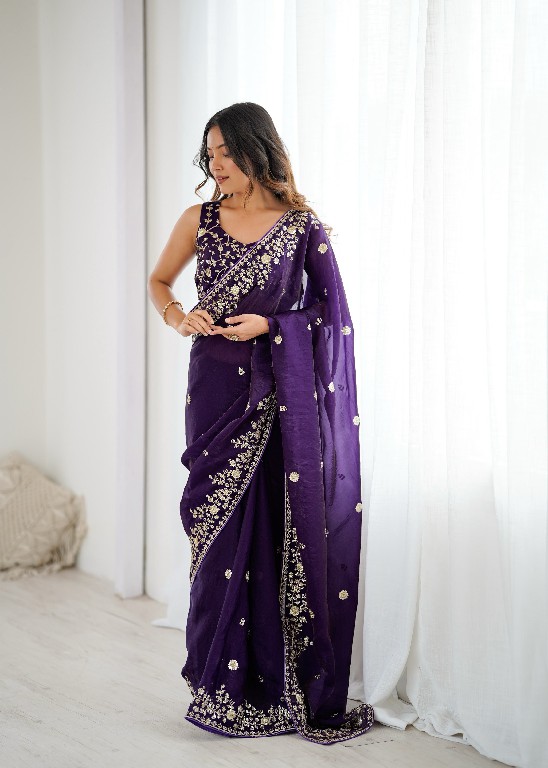 SP SERIES D.NO SP-89 WHOLESALE HEAVY FENDY SILK DESIGNER WEAR SAREES FOR WOMEN EXPORTER