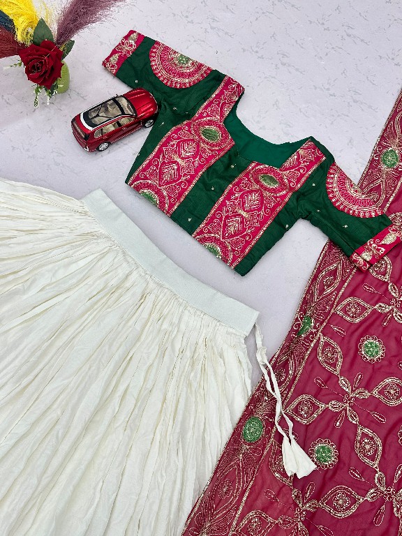 PRISHA CREATION D.NO PC-610 WHOLESALE READYMADE NAVRATRI UNIQUE STYLE LEHENGA CHOLI FOR EXPORT