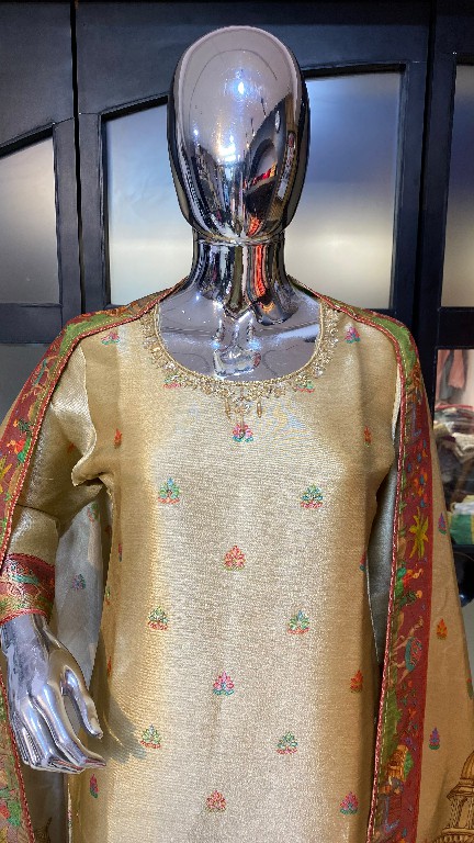POONAM DESIGNER D.NO P96-P97 WHOLESALE READYMADE GIRAFFE VISCOSE SILK FESTIVE WEAR 3 PCS COMBO SET SUITS EXPORTER