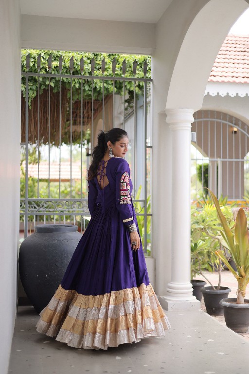 TEXTILEDEAL D.NO LW-9345 WHOLESALE READYMADE RAYON KUTCHI GAMTHI WORK NAVRATRI SPECIAL GOWN FOR WOMEN ONLINE