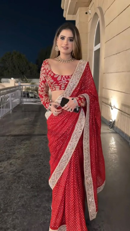 TEXTILEDEAL D.NO KD-626 WHOLESALE FAUX GEORGETTE DESIGNER PARTY WEAR SAREE FOR WOMEN ONLINE