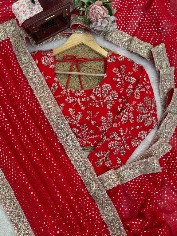 TEXTILEDEAL D.NO KD-626 WHOLESALE FAUX GEORGETTE DESIGNER PARTY WEAR SAREE FOR WOMEN ONLINE