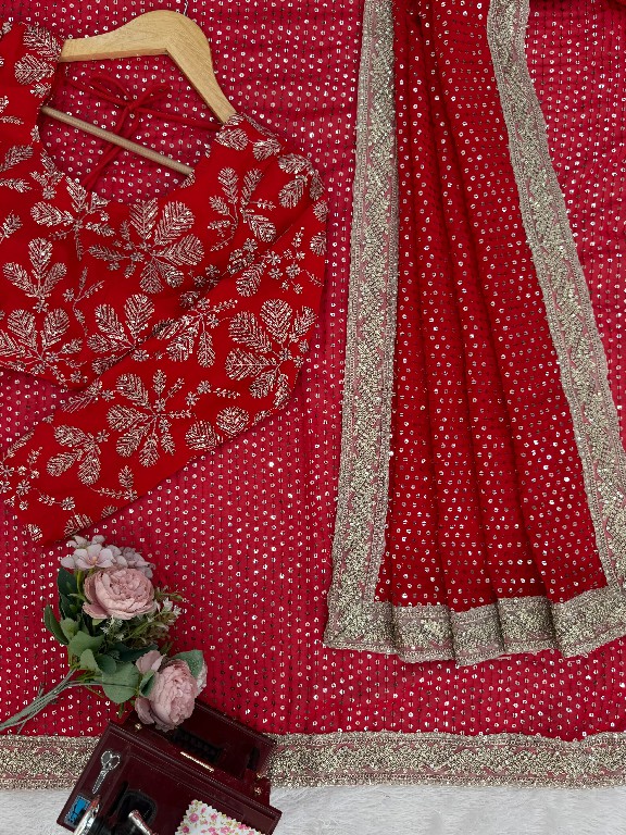 TEXTILEDEAL D.NO KD-626 WHOLESALE FAUX GEORGETTE DESIGNER PARTY WEAR SAREE FOR WOMEN ONLINE
