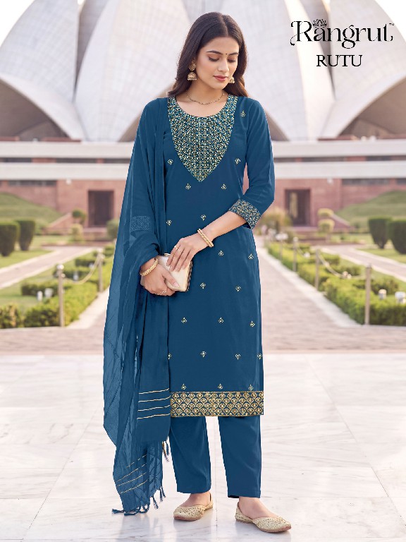 RANGRUT RUTU WHOLESALE READYMADE MALAI CREPE BIG SIZE ELEGANCE 3 PCS SUITS EXPORTER