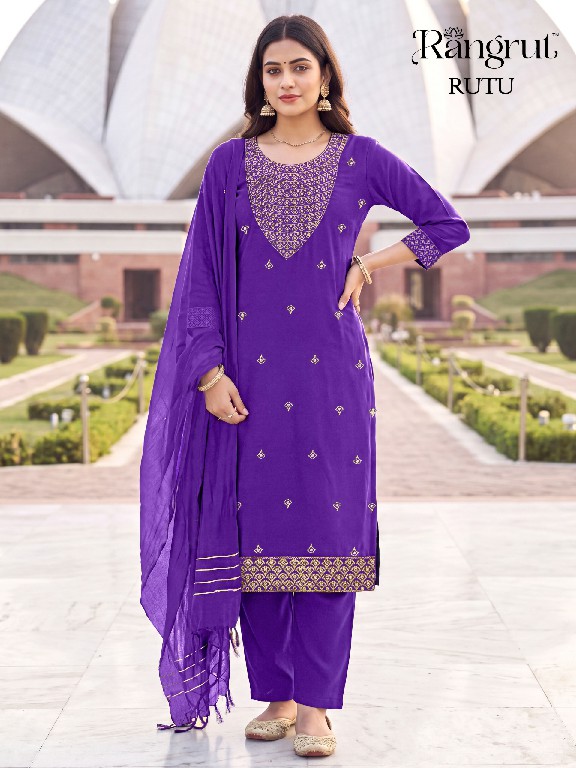 RANGRUT RUTU WHOLESALE READYMADE MALAI CREPE BIG SIZE ELEGANCE 3 PCS SUITS EXPORTER
