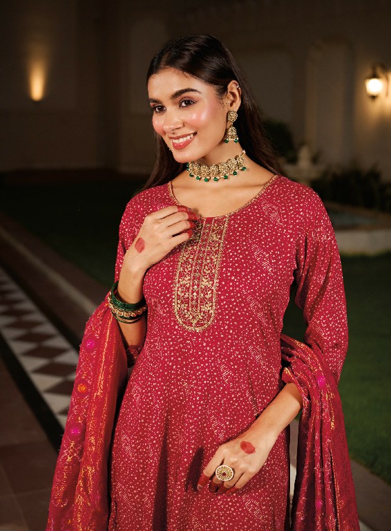 RADHIKA LIFESTYLE PRASANG VOL 2 WHOLESALE READYMADE HEAVY RAYON BIG SIZE FESTIVE SPECIAL ANARKALI STYLE 3 PCS SUITS SUPPLIER