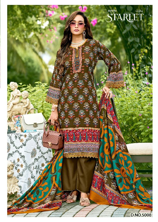 GANESHA STARLET VOL 1 WHOLESALE SOFT COTTON KARACHI STYLE DRESS MATERIAL EXPORTER