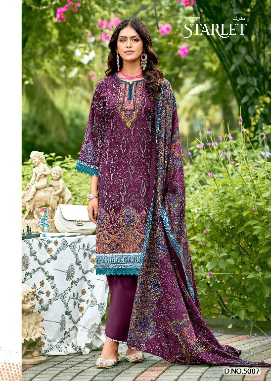 GANESHA STARLET VOL 1 WHOLESALE SOFT COTTON KARACHI STYLE DRESS MATERIAL EXPORTER