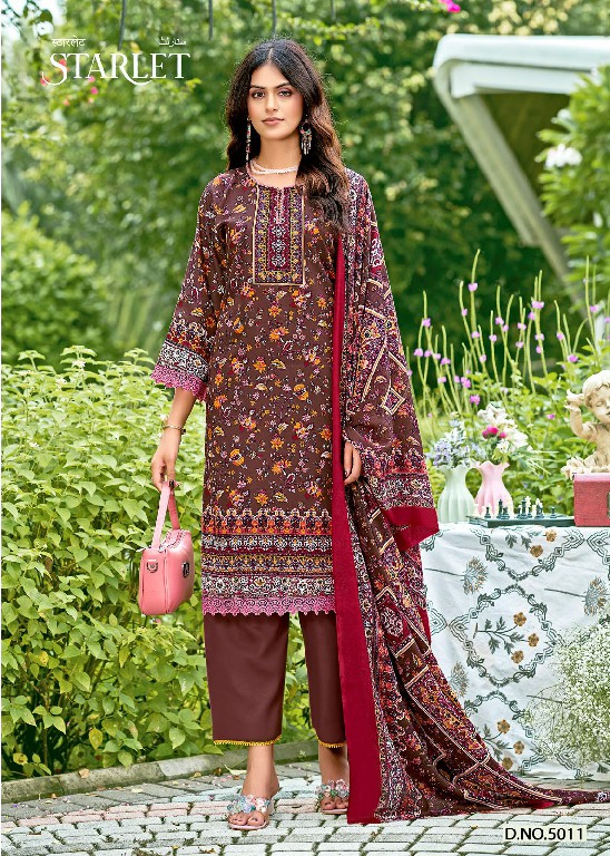 GANESHA STARLET VOL 1 WHOLESALE SOFT COTTON KARACHI STYLE DRESS MATERIAL EXPORTER