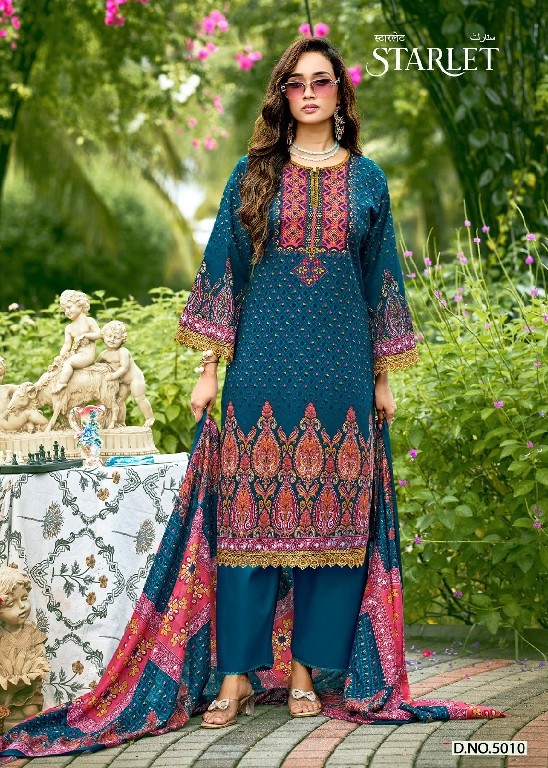 GANESHA STARLET VOL 1 WHOLESALE SOFT COTTON KARACHI STYLE DRESS MATERIAL EXPORTER