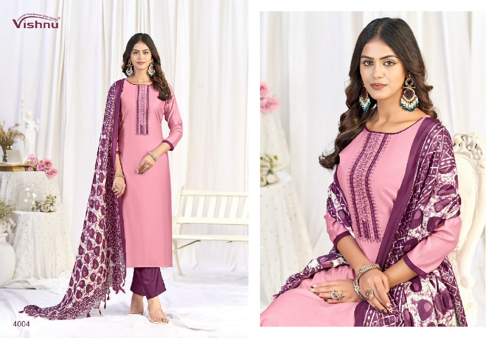VISHNU EVANKA VOL 16 WHOLESALE ROMAN SILK CLASSIC UNSTITCH SALWAR SUITS SUPPLIER