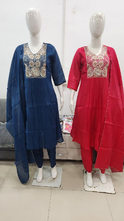 OSSM STYLE D.NO 1769-1776 TO 1779-1790 WHOLESALE READYMADE BEAUTIFUL STYLISH 3 PCS COMBO SET SUITS EXPORTER