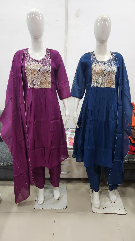 OSSM STYLE D.NO 1769-1776 TO 1779-1790 WHOLESALE READYMADE BEAUTIFUL STYLISH 3 PCS COMBO SET SUITS EXPORTER