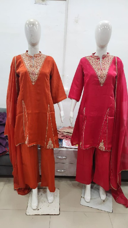 OSSM STYLE D.NO 1769-1776 TO 1779-1790 WHOLESALE READYMADE BEAUTIFUL STYLISH 3 PCS COMBO SET SUITS EXPORTER