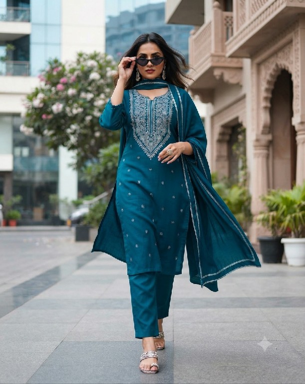 TEXTILEDEAL SANGINI WHOLESALE READYMADE LINEN COTTON AMAZING 3 PCS SUITS EXPORTER