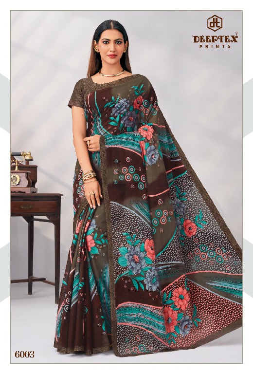 DEEPTEX MOTHER INDIA VOL 60 WHOLESALE COTTON PRINTED SUMMER WEAR SAREES FOR WOMEN ONLINE