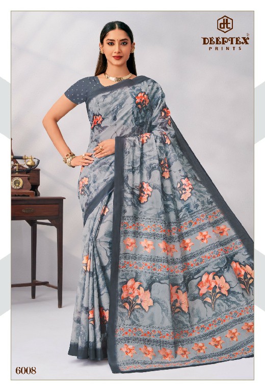 DEEPTEX MOTHER INDIA VOL 60 WHOLESALE COTTON PRINTED SUMMER WEAR SAREES FOR WOMEN ONLINE