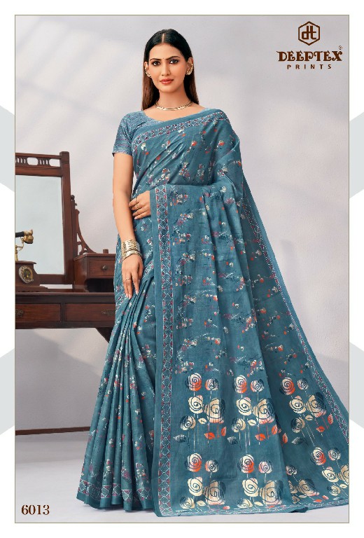 DEEPTEX MOTHER INDIA VOL 60 WHOLESALE COTTON PRINTED SUMMER WEAR SAREES FOR WOMEN ONLINE
