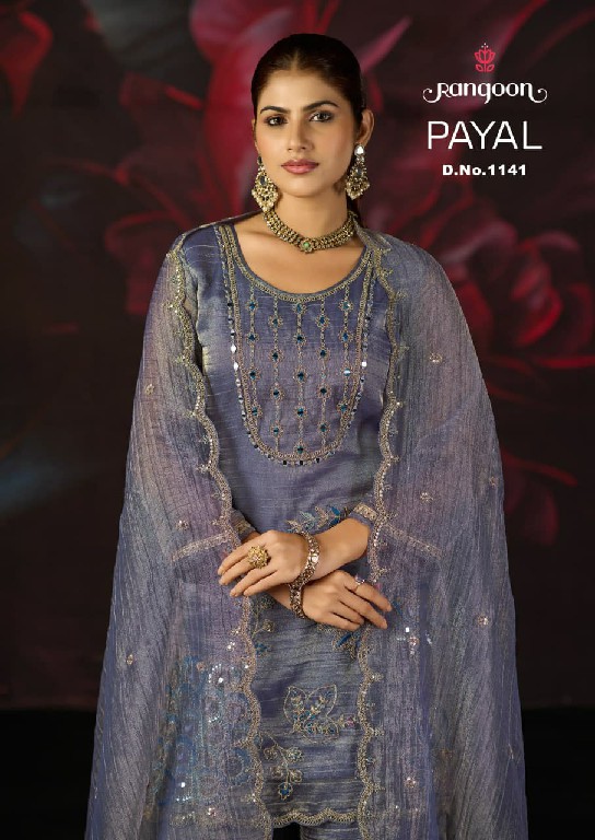 RANGOON PAYAL WHOLESALE READYMADE SALSA WITH WORK EXCLUSIVELY TRENDING 3 PCS SUITS SUPPLIER