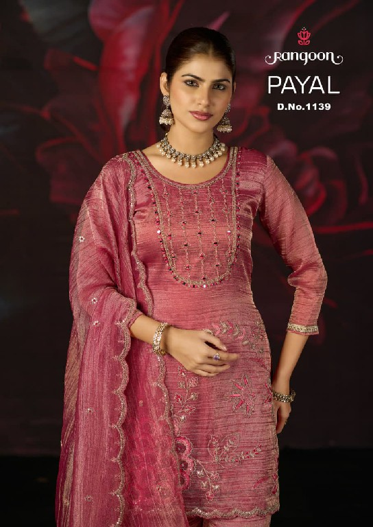 RANGOON PAYAL WHOLESALE READYMADE SALSA WITH WORK EXCLUSIVELY TRENDING 3 PCS SUITS SUPPLIER