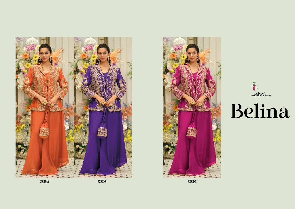 EBA LIFESTYLE BELINA WHOLESALE READYMADE CHINON WITH WORK FESTIVE SPECIAL INDO WESTERN DRESS FOR WOMEN ONLINE