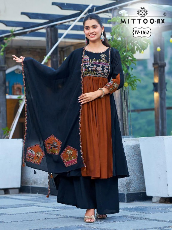 MITTOO NX D.NO 1161-1162 WHOLESALE READYMADE MUL CHANDERI GORGEOUS LOOK 3 PCS COMBO SET SUITS EXPORTER