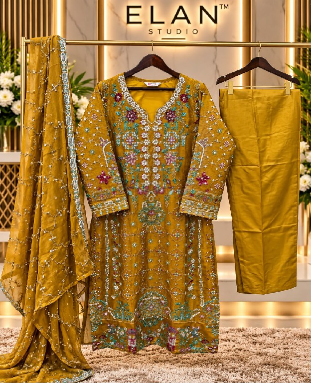 BILQIS D.NO 287A TO 287D WHOLESALE READYMADE CHIFFON WITH WORK PAKISTANI 3 PCS SUITS SUPPLIER