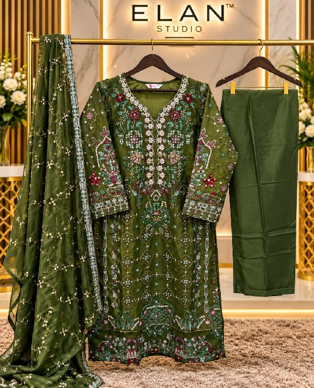 BILQIS D.NO 287A TO 287D WHOLESALE READYMADE CHIFFON WITH WORK PAKISTANI 3 PCS SUITS SUPPLIER