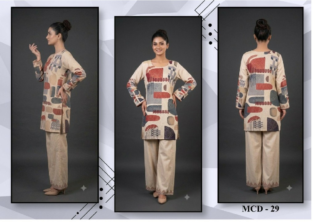 JELITE JISHA KAFTAN MODERN CO-ORD SET VOL 5 WHOLESALE READYMADE JAPAN SATIN DIGITALLY PRINTED CORD SET FOR EXPORT