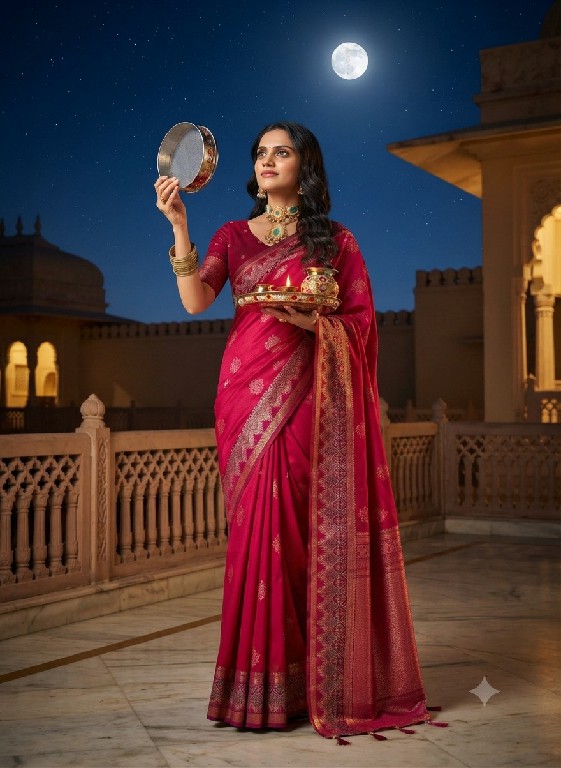 SL KARVA CHAUTH VOL 1 WHOLESALE SOFT SILK KARVA CHAUTH SPECIAL SAREES FOR WOMEN ONLINE