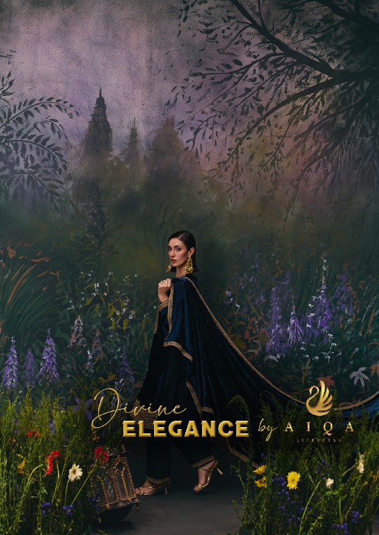 AIQA DIVINE ELEGANCE WHOLESALE VISCOSE VELVET WINTER SPECIAL UNSTITCH SALWAR SUITS SUPPLIER