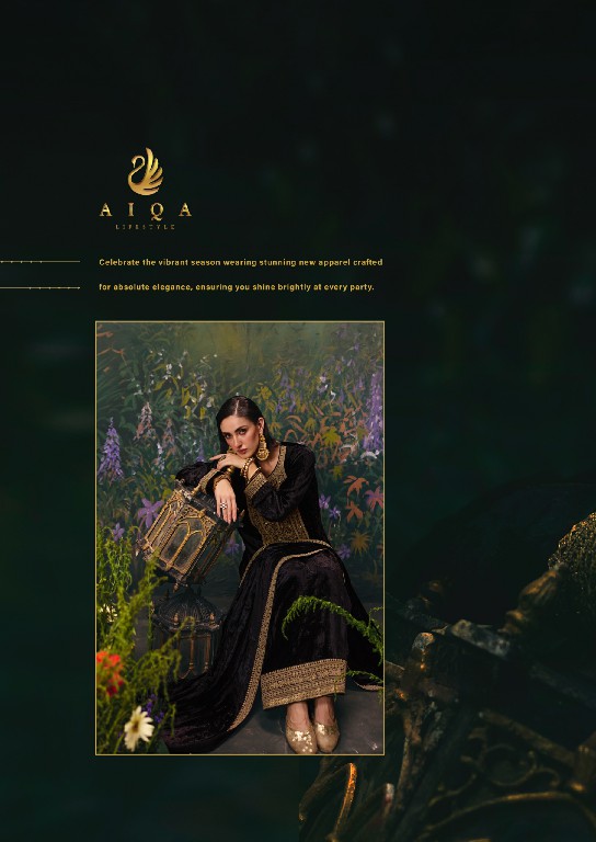 AIQA DIVINE ELEGANCE WHOLESALE VISCOSE VELVET WINTER SPECIAL UNSTITCH SALWAR SUITS SUPPLIER