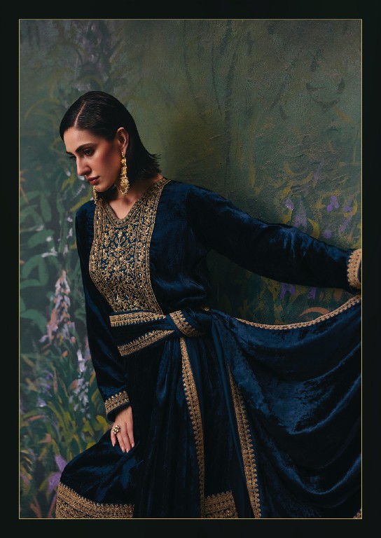 AIQA DIVINE ELEGANCE WHOLESALE VISCOSE VELVET WINTER SPECIAL UNSTITCH SALWAR SUITS SUPPLIER