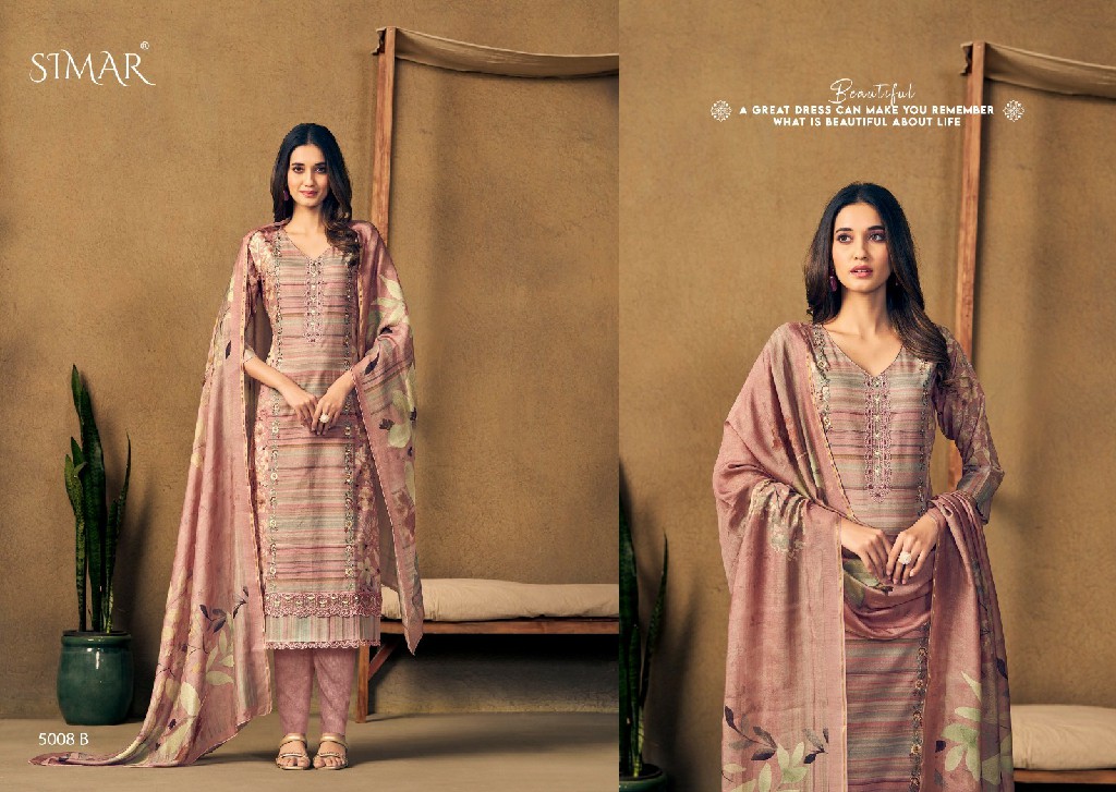 GLOSSY SIMAR BANI WHOLESALE VISCOSE PASHMINA WINTER WEAR UNSTITCH SALWAR SUITS SUPPLIER