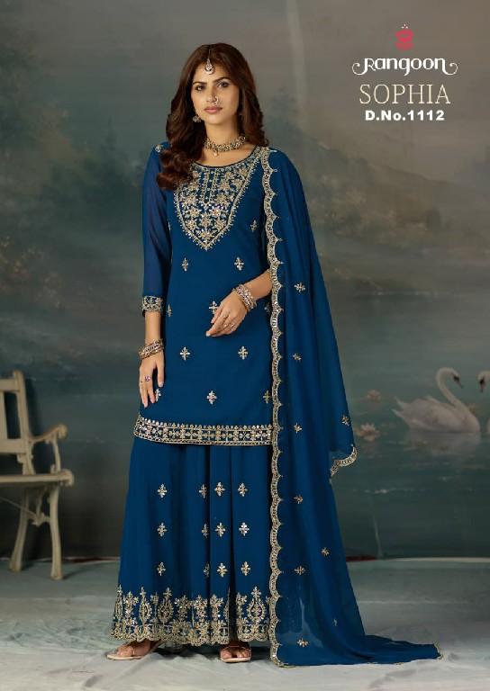 RANGOON SOPHIA WHOLESALE READYMADE GEORGETTE EXCLUSIVELY TRENDING 3 PCS SUITS EXPORTER