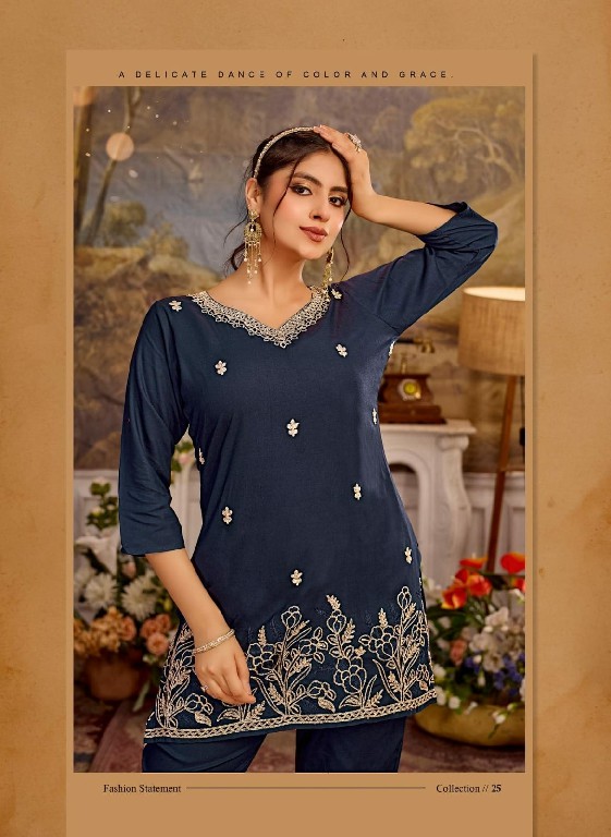 RANGMAYA SUNSHINE WHOLESALE READYMADE RAYON TRENDY STYLISH CORD SET FOR EXPORT