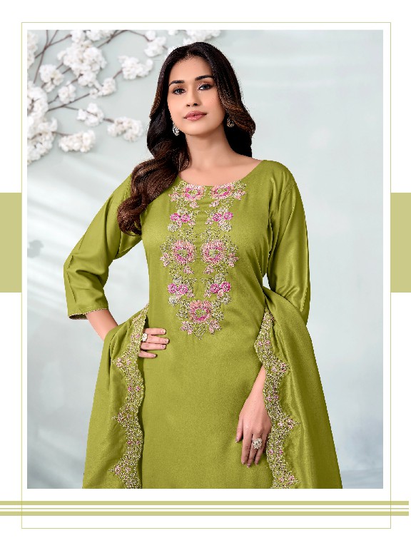 SHODASHE MADHURI WHOLESALE READYMADE GAJJI SILK FESTIVE WEAR 3 PCS SUITS EXPORTER