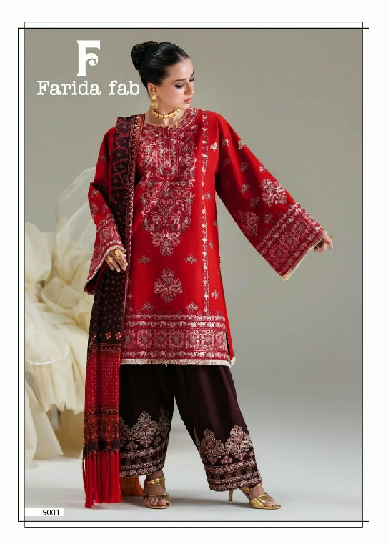FARIDA FAB AMARA VOL 5 WHOLESALE PURE COTTON PRINTED PAKISTANI REGULAR WEAR DRESS MATERIAL EXPORTER