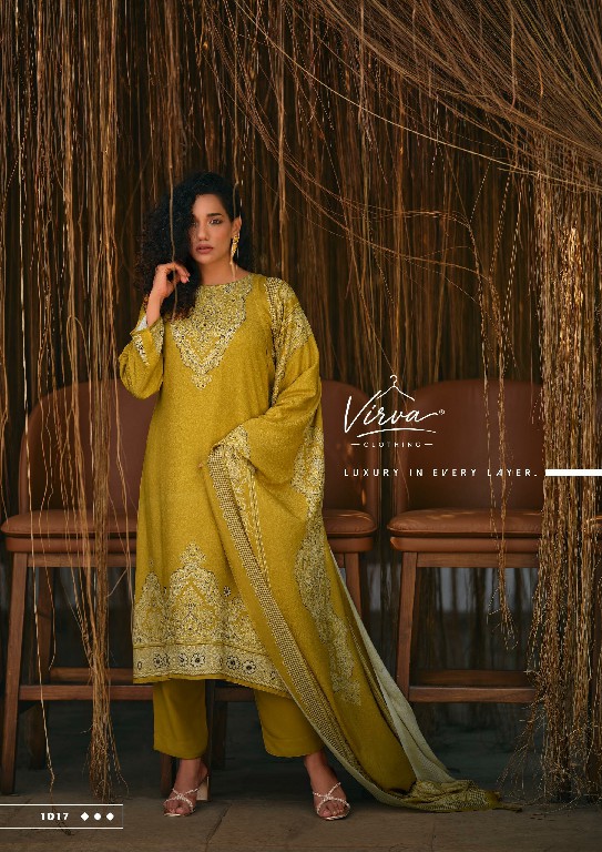 VIRVA SAHAR-E-NOOR WHOLESALE VISCOSE PASHMINA WINTER LUXURIOUS UNSTITCH SALWAR SUITS EXPORTER