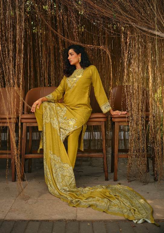 VIRVA SAHAR-E-NOOR WHOLESALE VISCOSE PASHMINA WINTER LUXURIOUS UNSTITCH SALWAR SUITS EXPORTER
