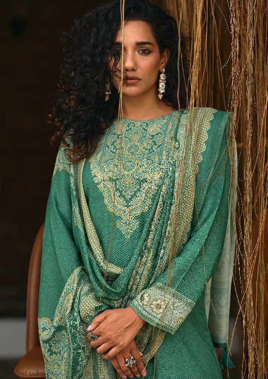 VIRVA SAHAR-E-NOOR WHOLESALE VISCOSE PASHMINA WINTER LUXURIOUS UNSTITCH SALWAR SUITS EXPORTER