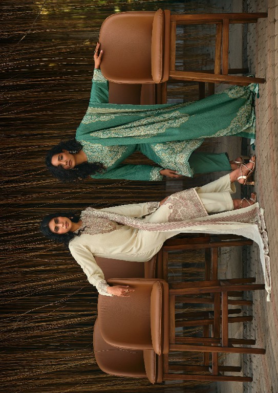 VIRVA SAHAR-E-NOOR WHOLESALE VISCOSE PASHMINA WINTER LUXURIOUS UNSTITCH SALWAR SUITS EXPORTER